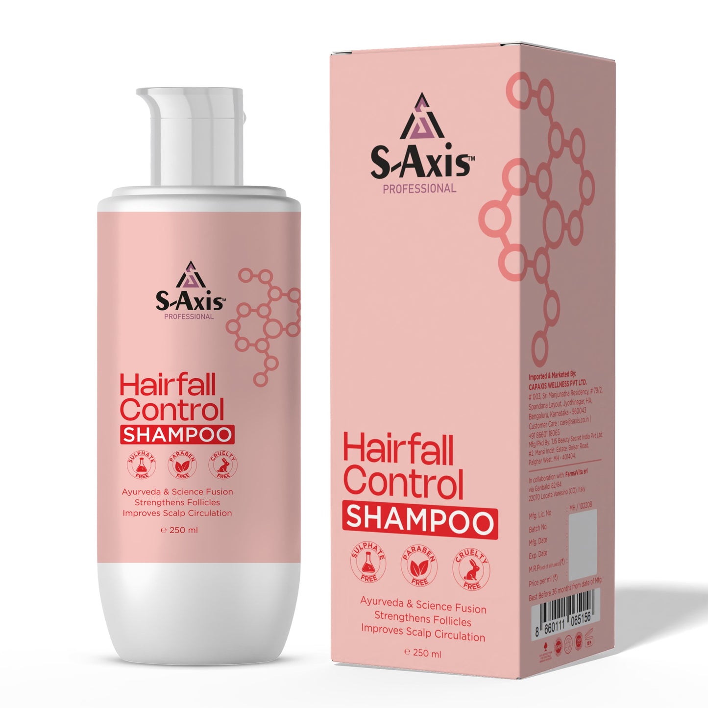 S-Axis Professional Hair Fall Control Shampoo