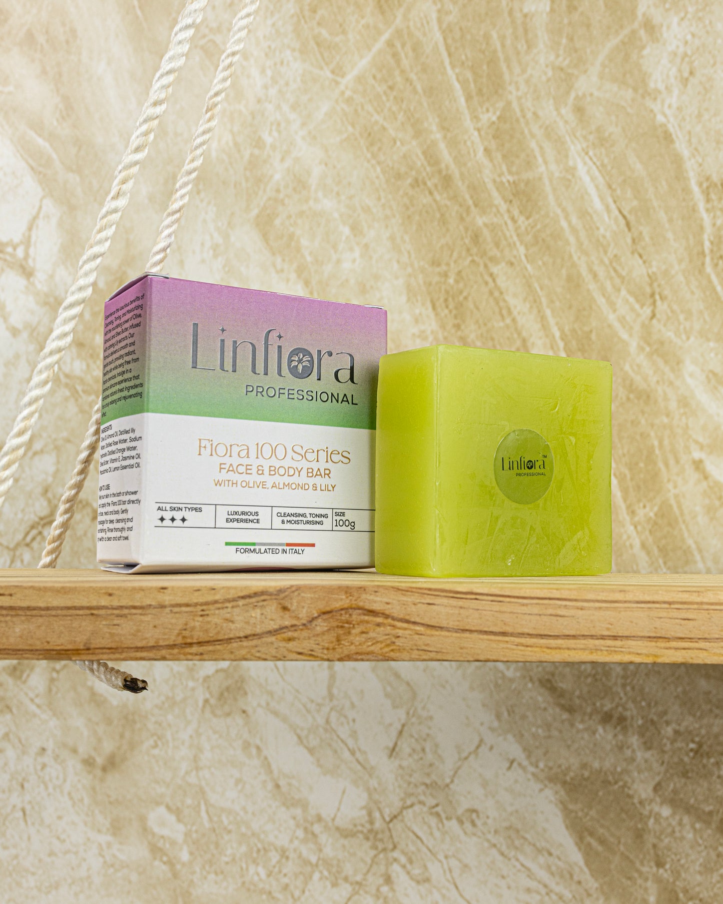 Linfiora Professional Fiora 100 Series Face & Body Bar