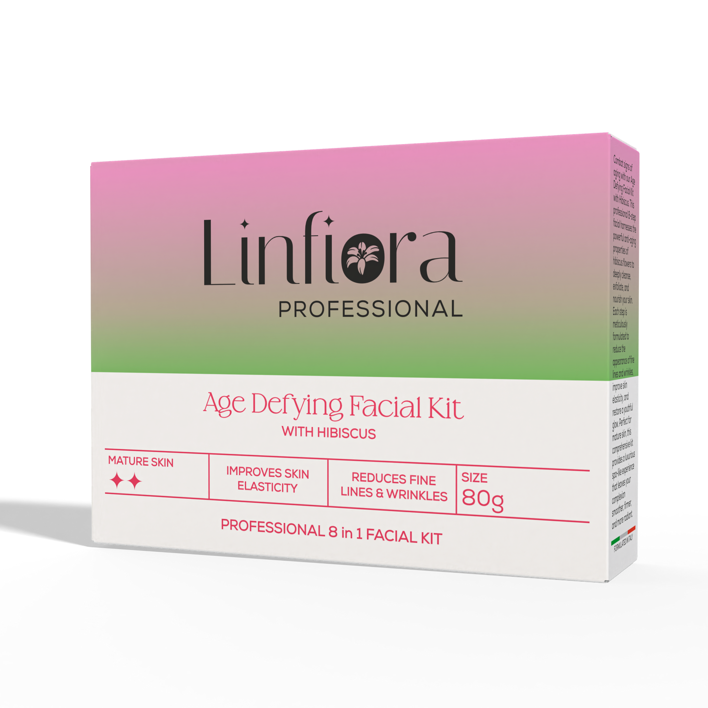 Age Defying Facial 8 Steps  Kit  80gm with Hibiscus