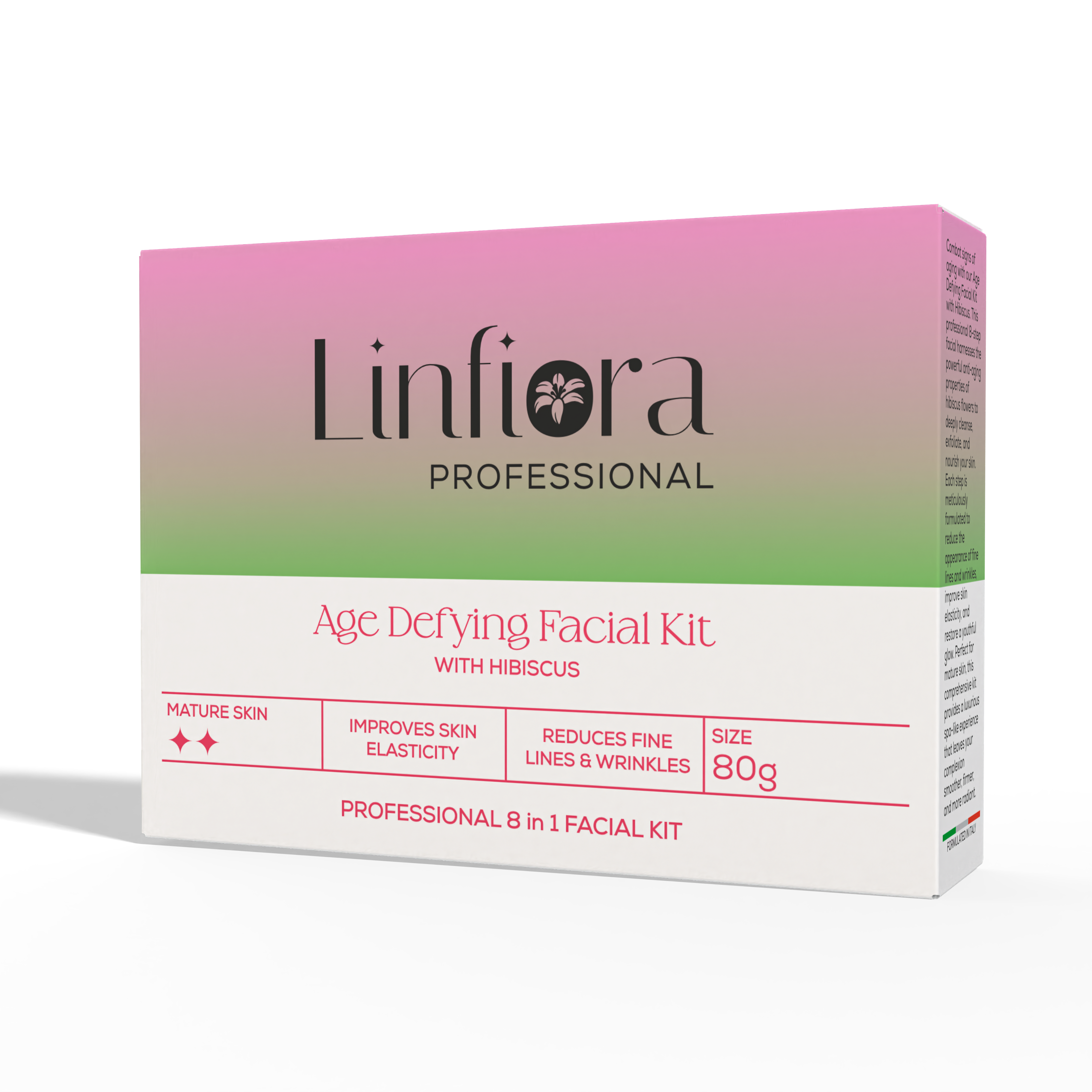 Age Defying Facial 8 Steps  Kit  80gm with Hibiscus