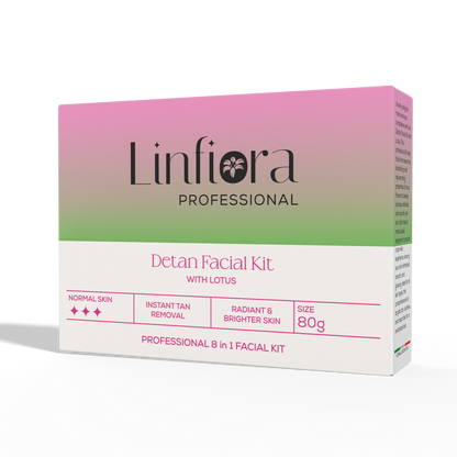 Detan  8 steps Facial   Kit 80gm with Lotus  extract