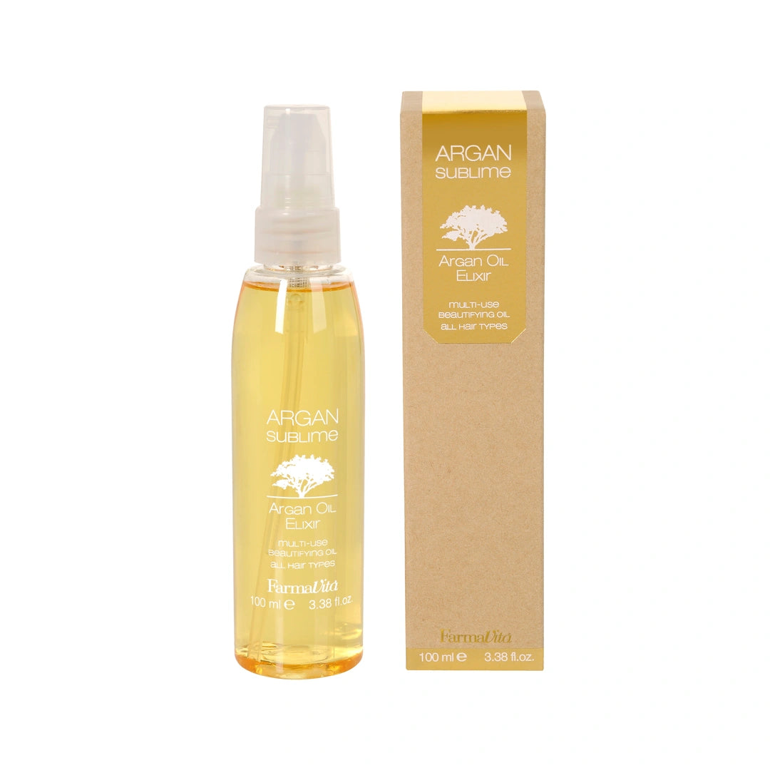 FarmaVita Italy Argan Sublime Oil Elixir  Leave-in Hair Pure Oil