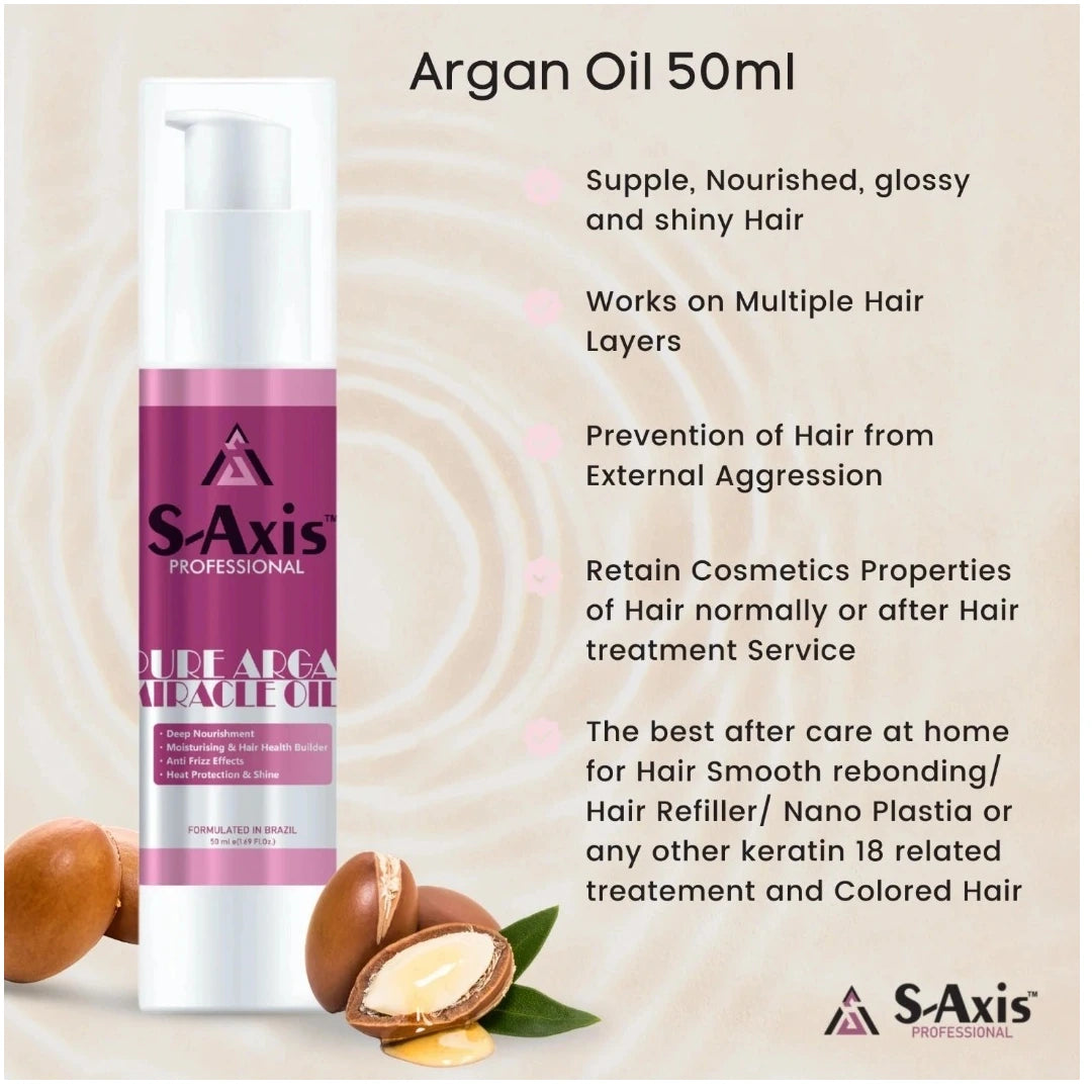 S-Axis Pure Argan Miracle Oil