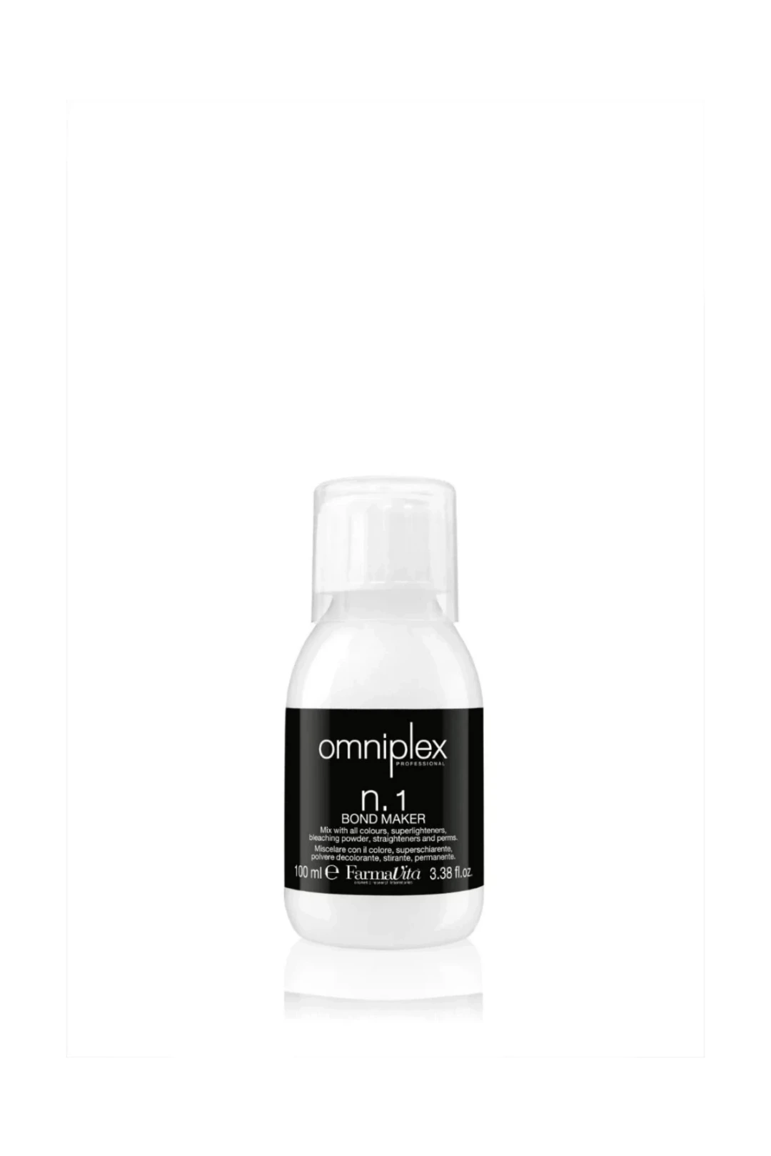 Omniplex n.1 bottle on a white background