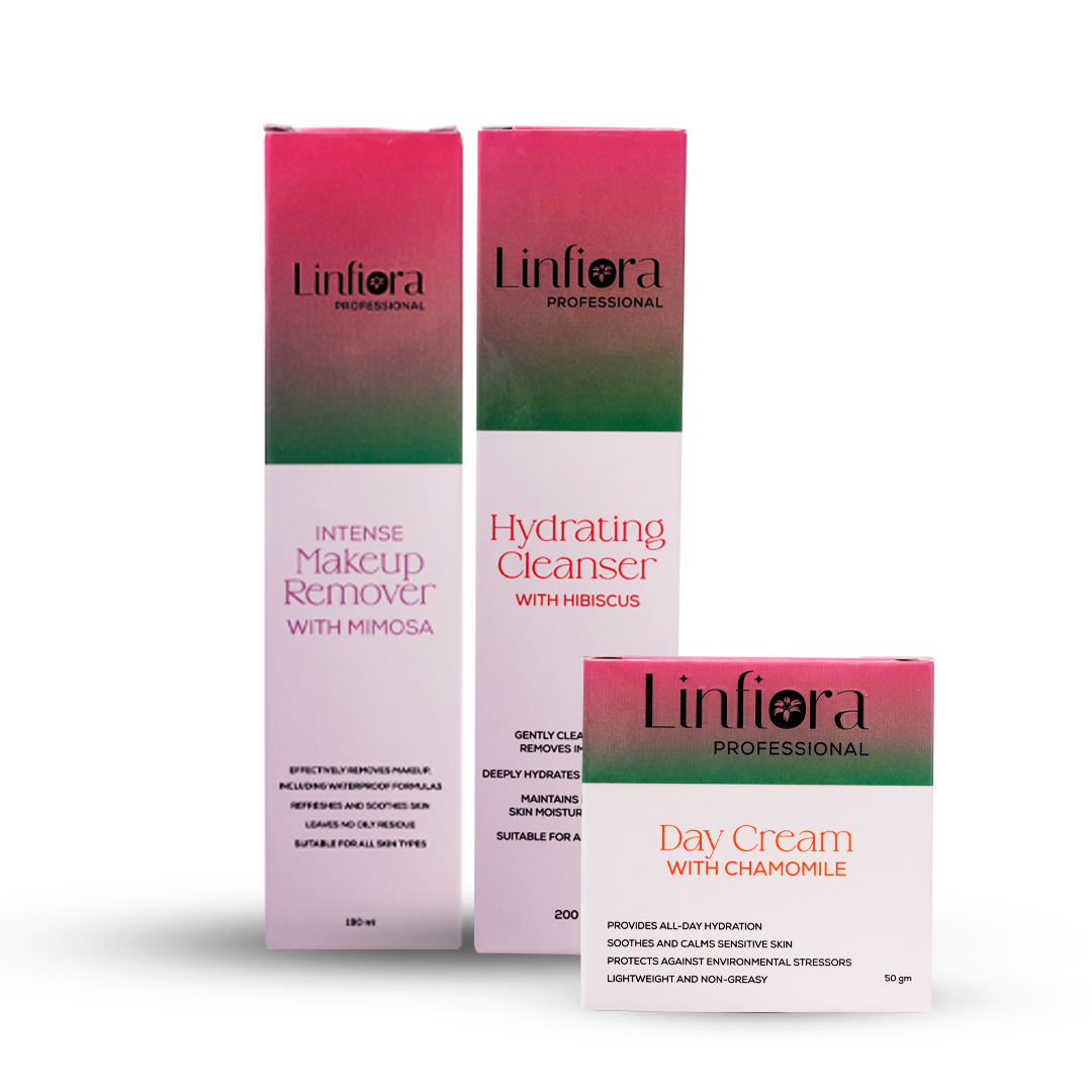 Linfora Intense Makeup Remover & Hydrating Cleanser & Day Cream