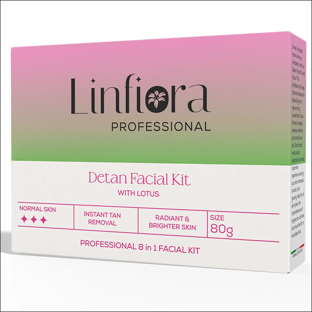 Detan  8 steps Facial   Kit 80gm with Lotus  extract