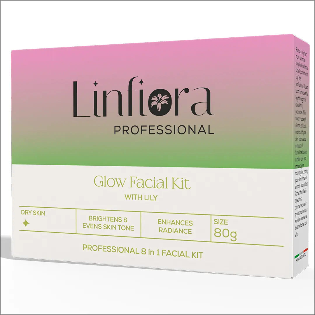 Glow Facial 8 Steps Kit  80gm with Lily Essence