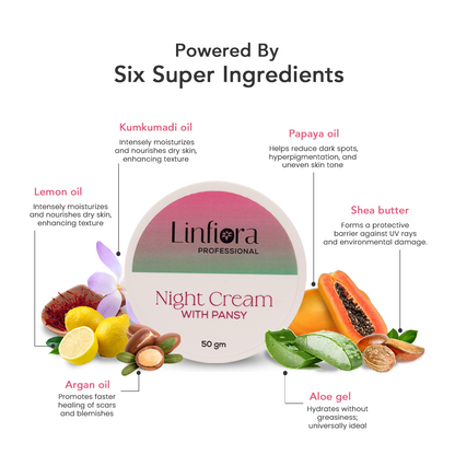 Night Cream with Pansy 50gm