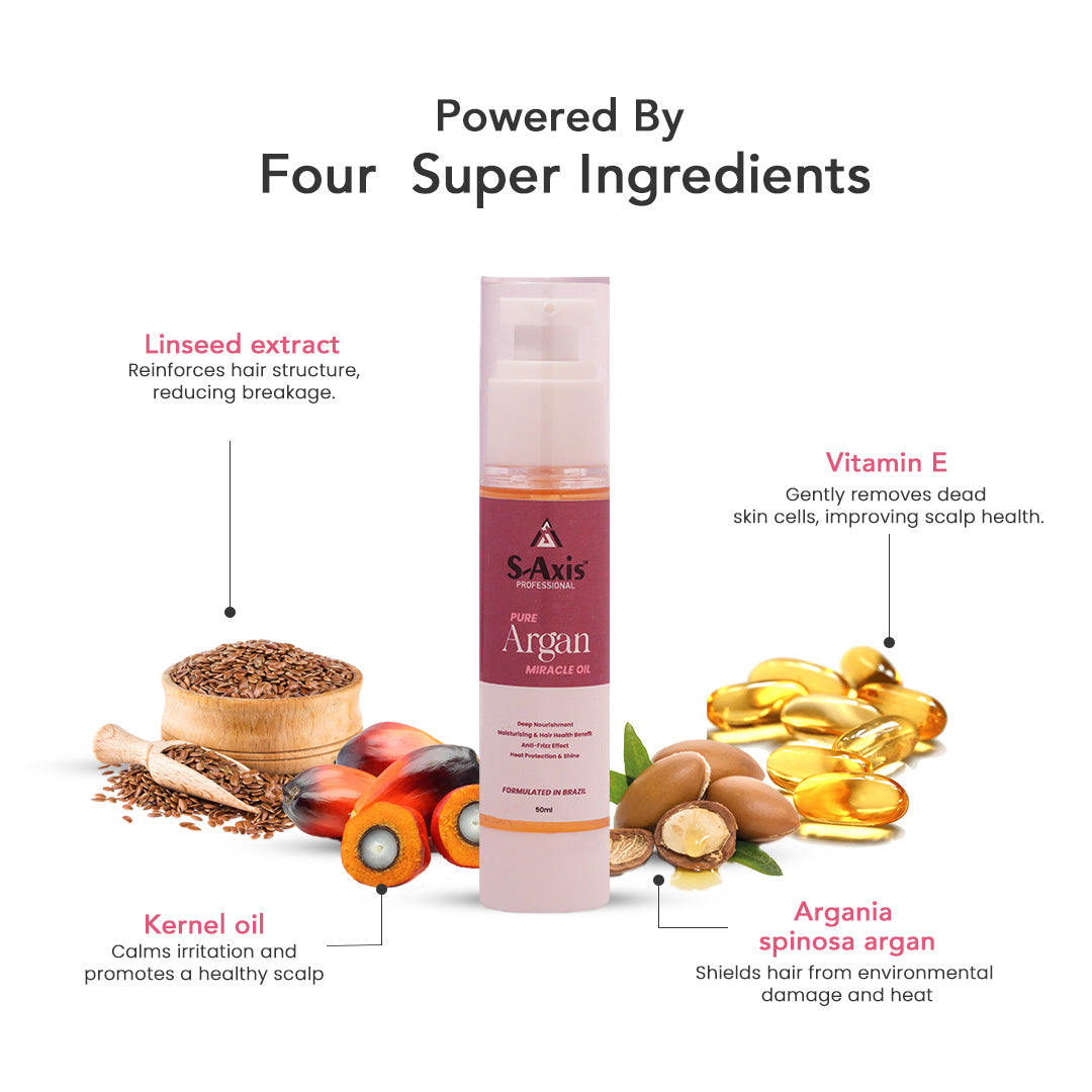 S-Axis Pure Argan Miracle Oil