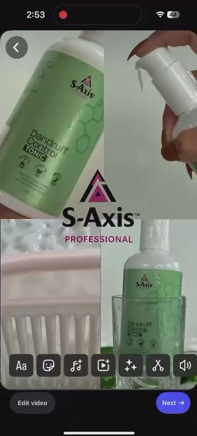 S-Axis Professional Dandruff Control Tonic