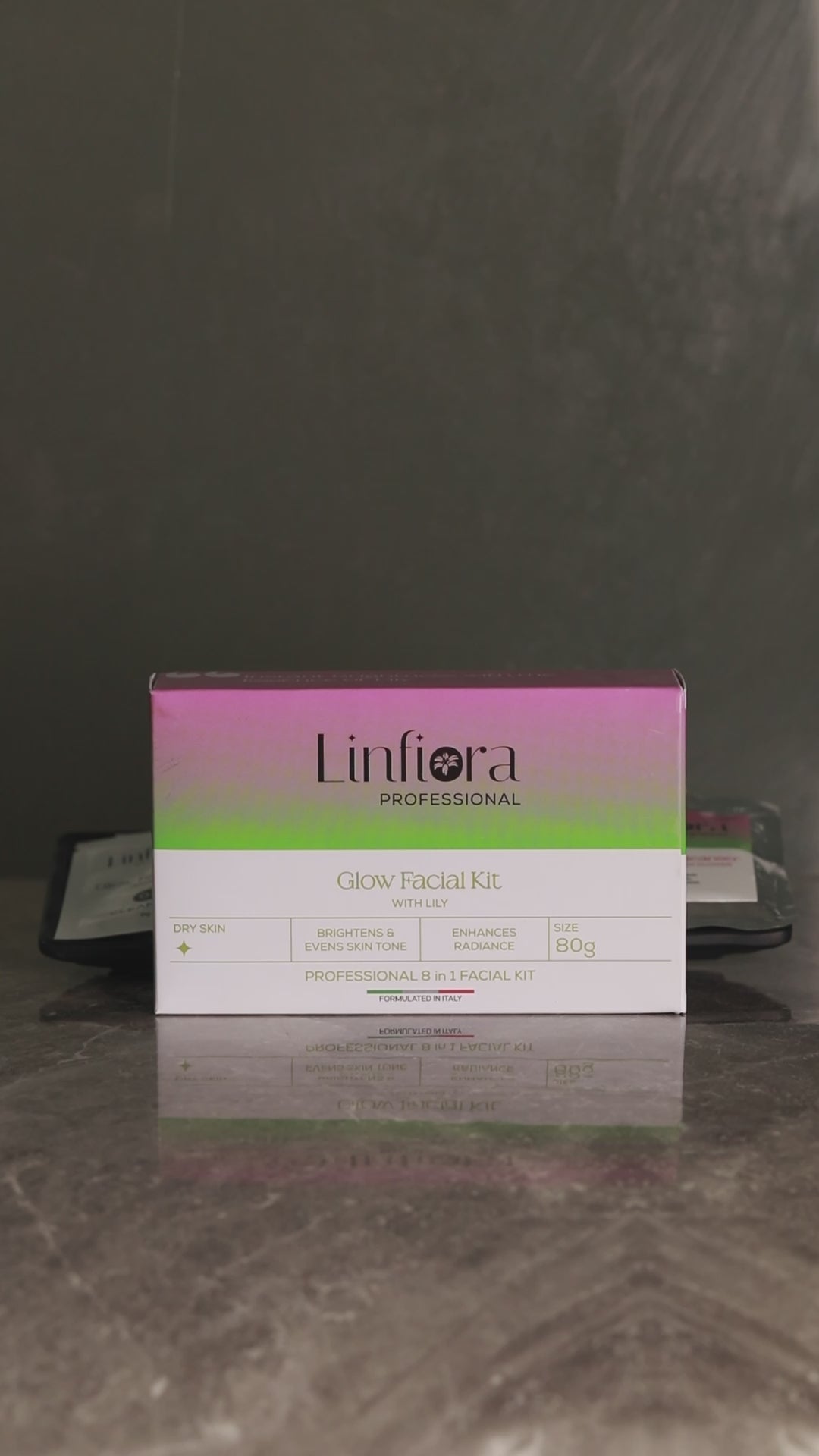 Glow Facial 8 Steps Kit  80gm with Lily Essence